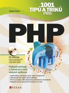 Obálka knihy 1001 tipů a triků pro PHP od Jakuba Vrány.